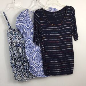 Motherhood/H&M/Aglow Maternity Summer Top Bundle Size M GREAT Condition